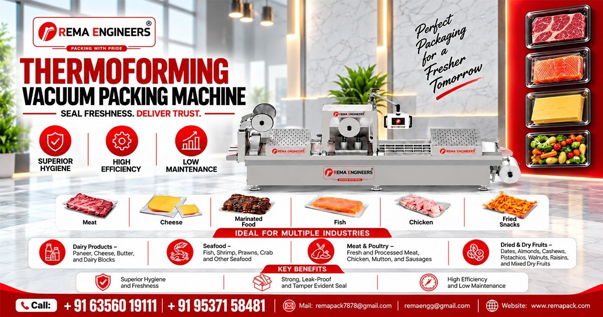 Thermoforming Vacuum Packing Machine In UAE