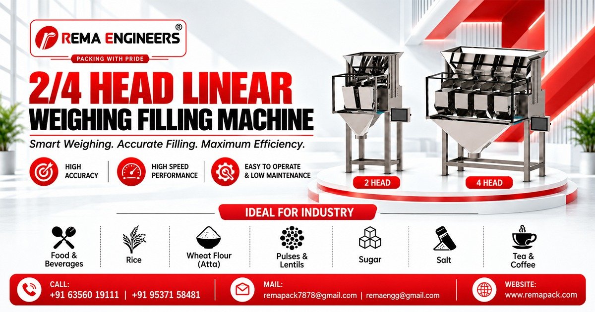 2/4 Head Linear Weighing Filling Machine In Uttarakhand