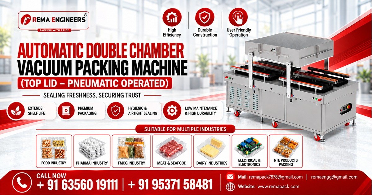 Automatic Double Chamber Vacuum Packing Machine In Australia