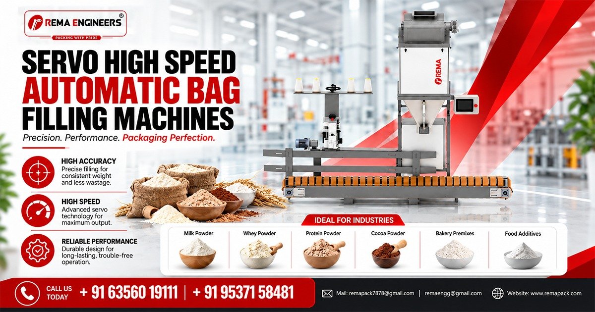 Servo High Speed Automatic Bag Filling Machines In Andhra Pradesh